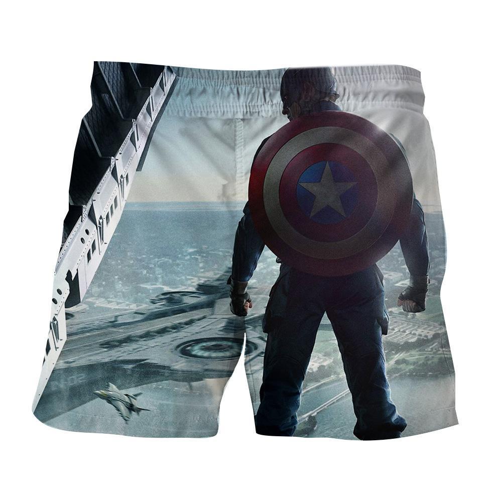 Captain America: 3D Printed Semantics Captain America Shorts