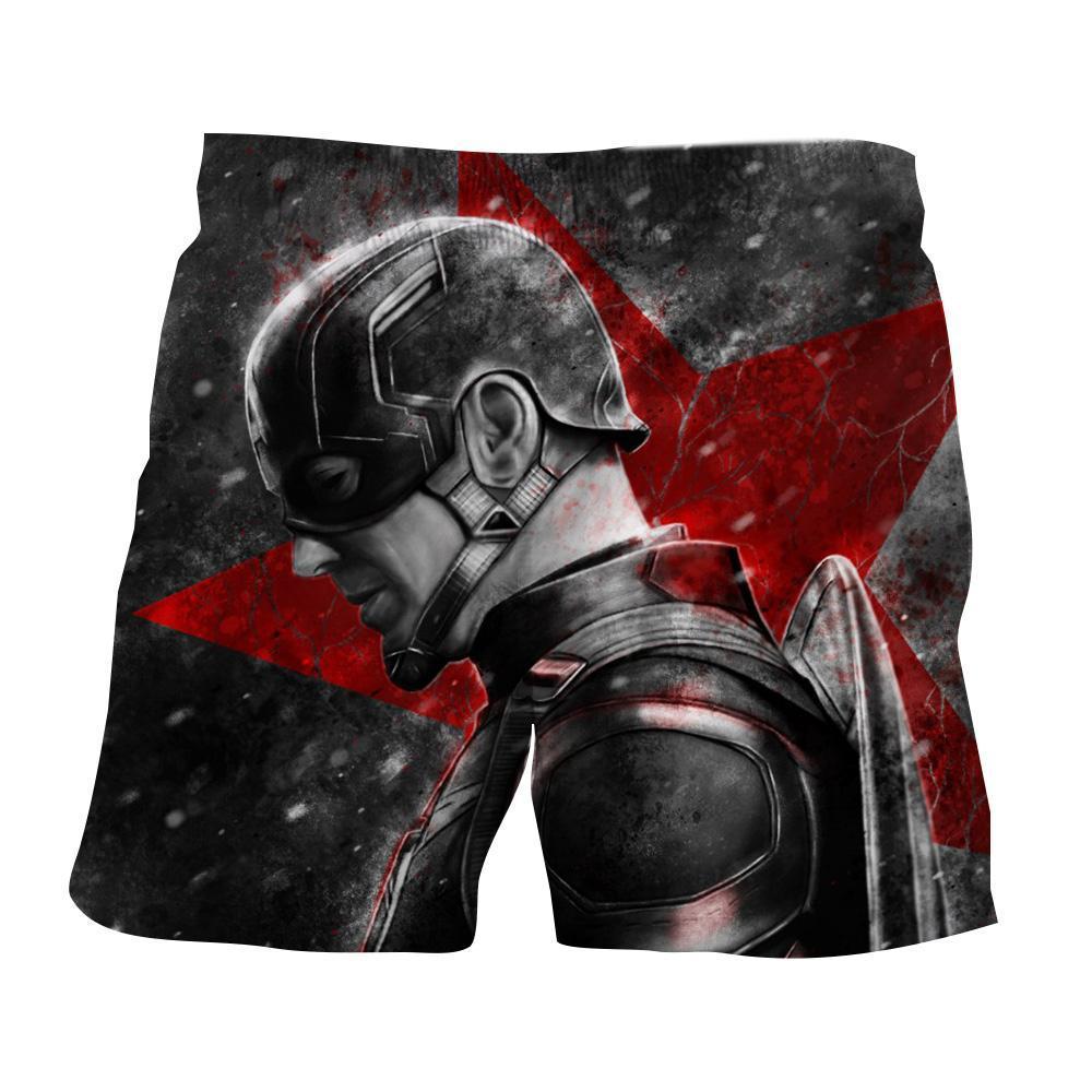 Captain America: 3D Printed Swagever Captain America Shorts