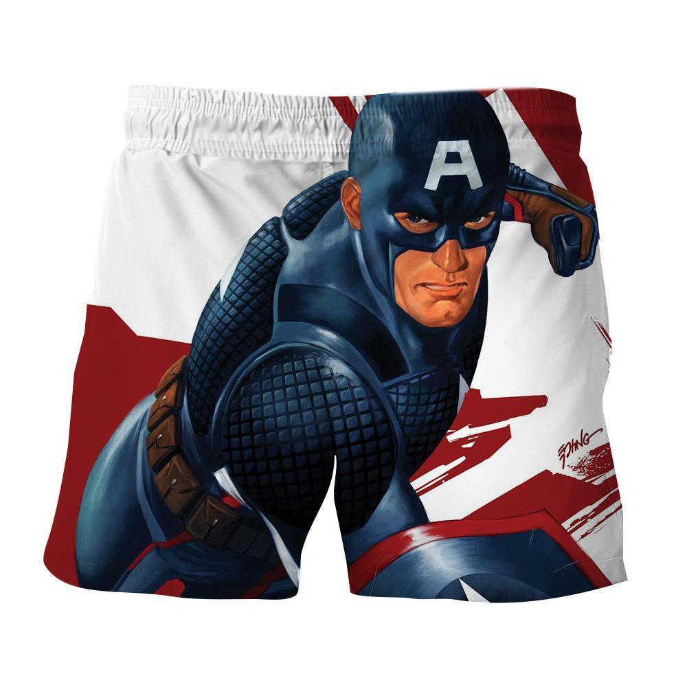 Captain America: 3D Printed Troglodyte Captain America Shorts