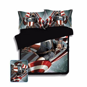 Captain America Bed Cover Adelft Captain America