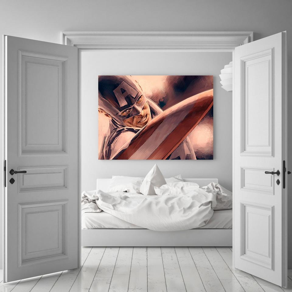 Exile Captain America Canvas