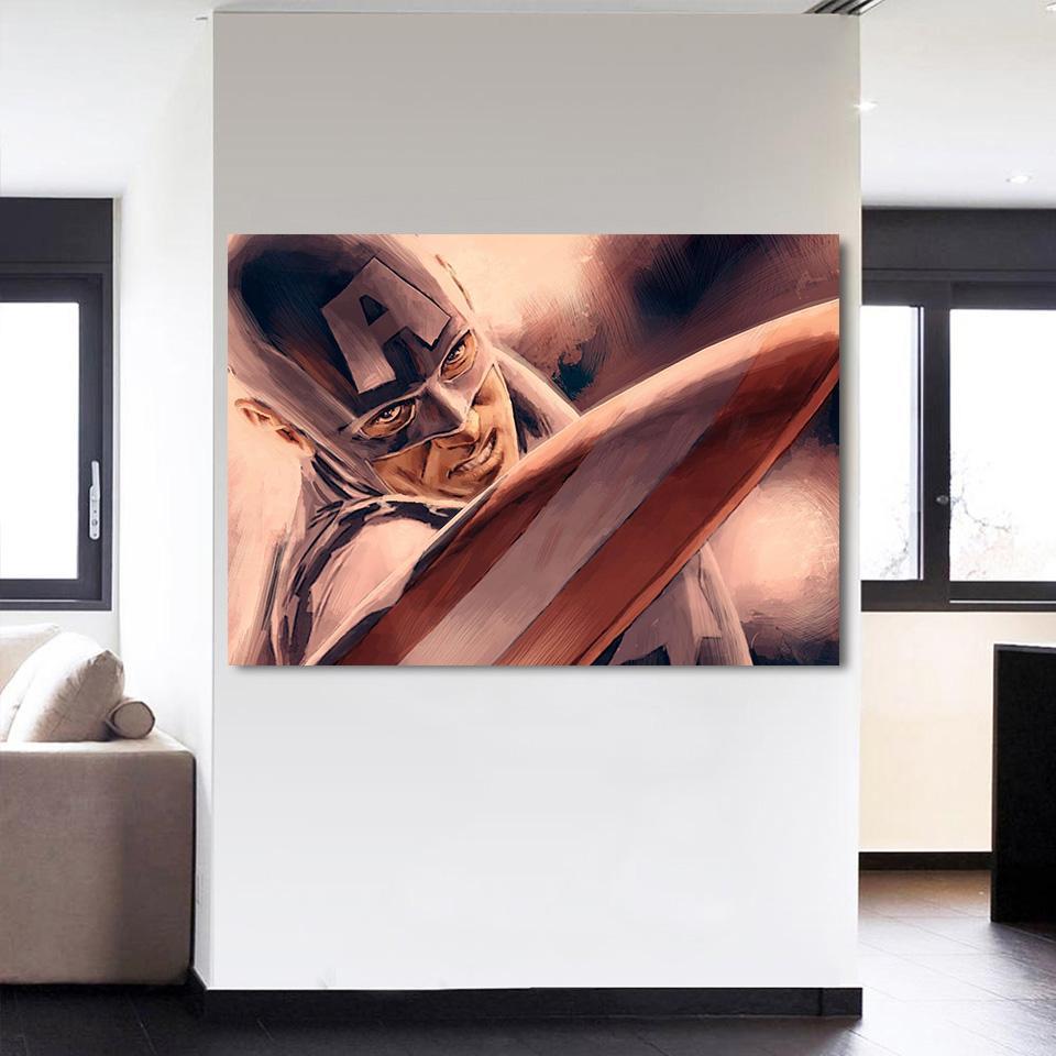 Exile Captain America Canvas