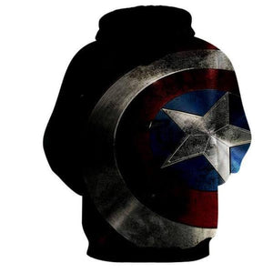 Captain America Hoodie Xenomorph Captain America Hoodie