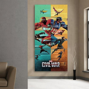 Captain America & Iron Man Canvas