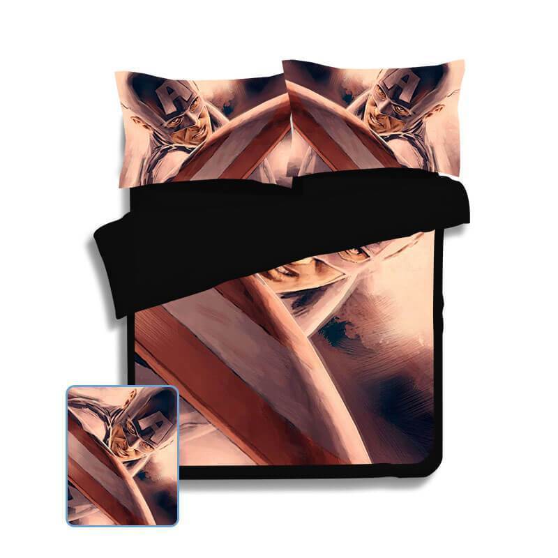 Masticate Captain America Bed Set