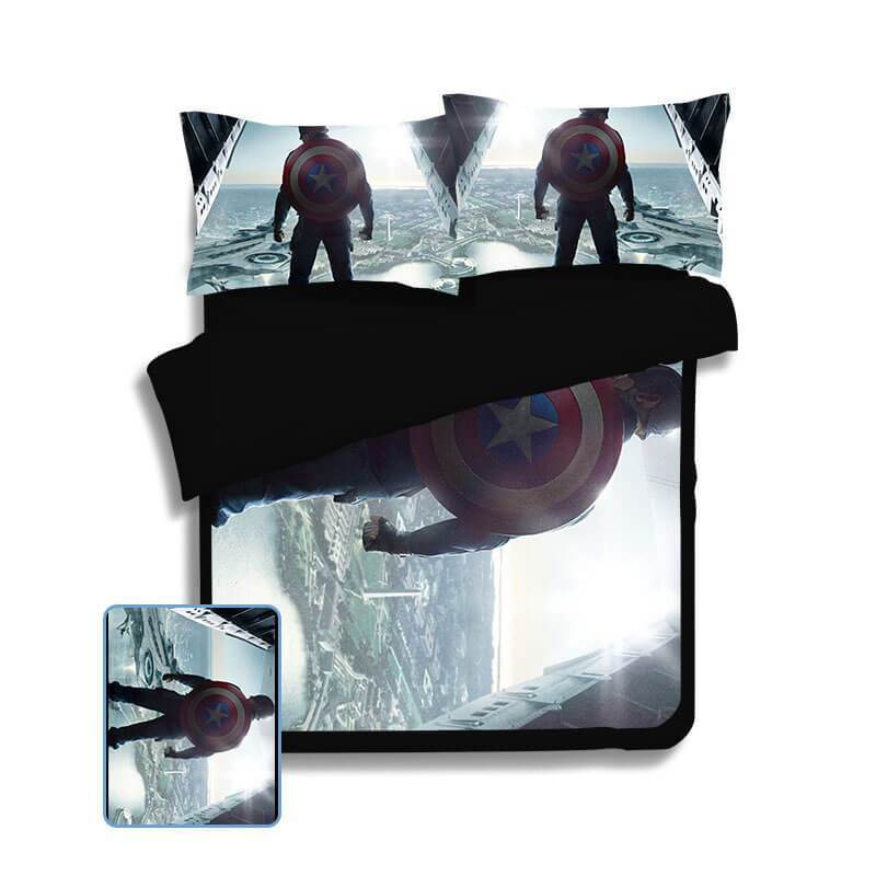 Phenomabomb Captain America Bed Set