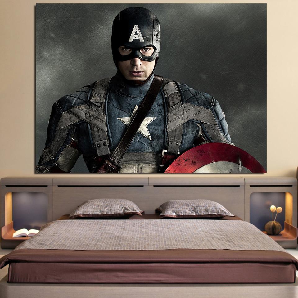 Pusillanimity Captain America Canvas