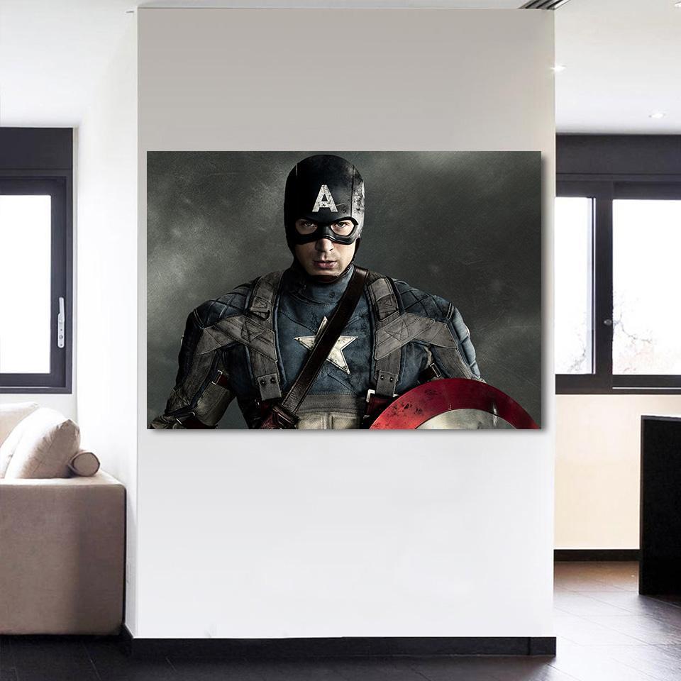 Pusillanimity Captain America Canvas