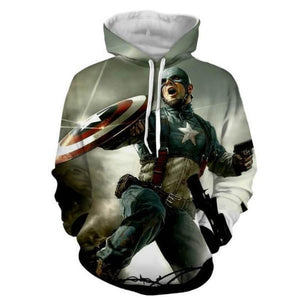 Captain America Sham Captain America Hoodie