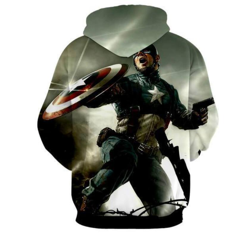Captain America Sham Captain America Hoodie