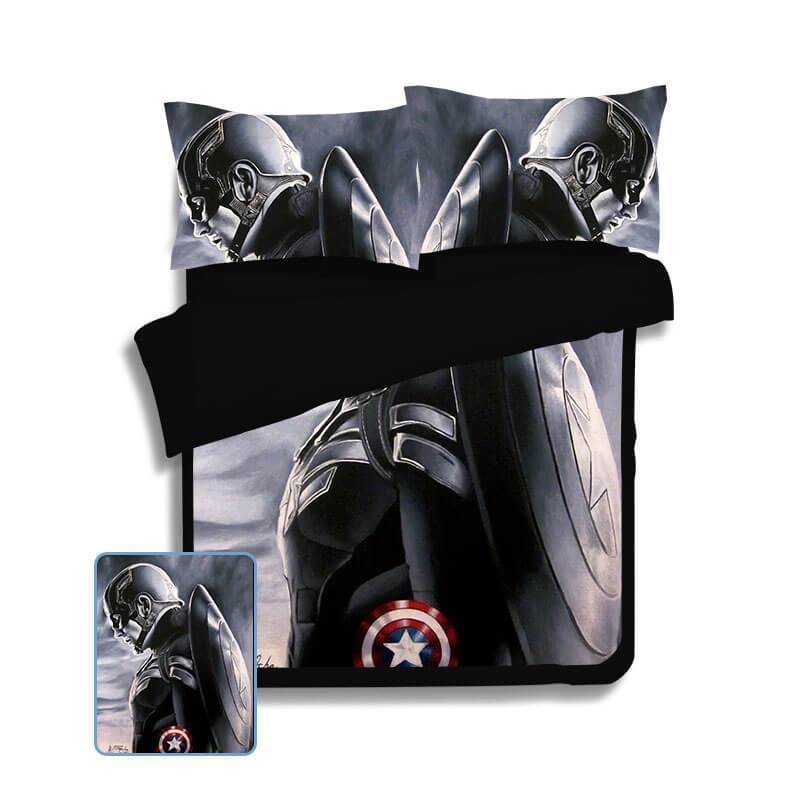 Sobriquet Captain America Bed Cover