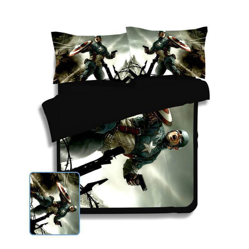 Stumb Captain America Bed Set