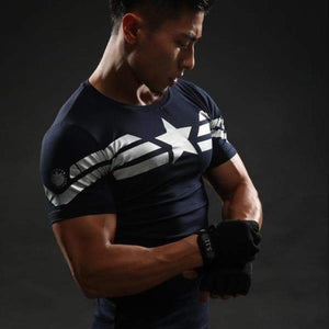 Captain America Tee: 3D Printed Modern Captain America T-Shirts