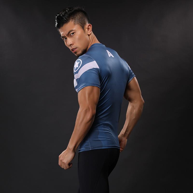 Captain America Tee: 3D Printed Super Captain America T-Shirts