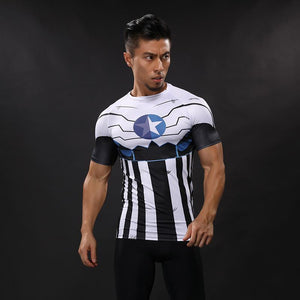 Captain America Tee Vintage Spandex Captain America T-Shirts