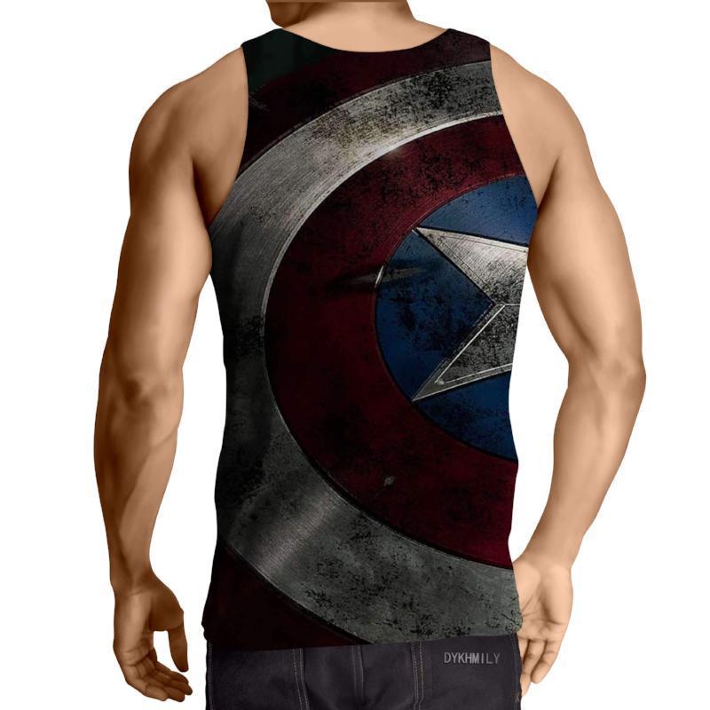 Captain America Wyvern 3D Printed Tank Top