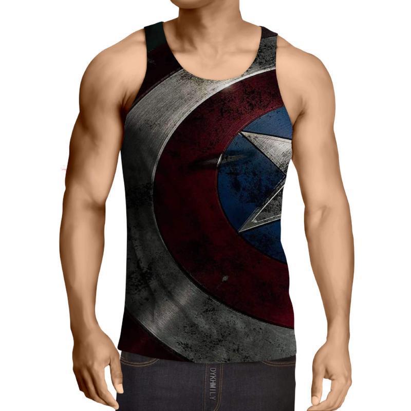 Captain America Wyvern 3D Printed Tank Top