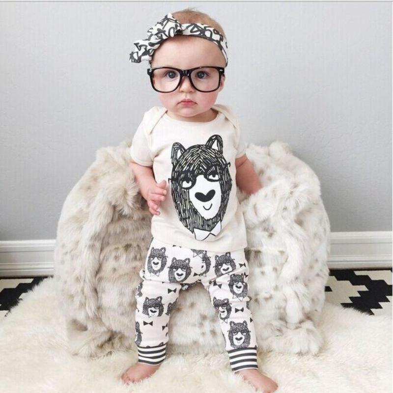 Cartoon Print Dress For Baby