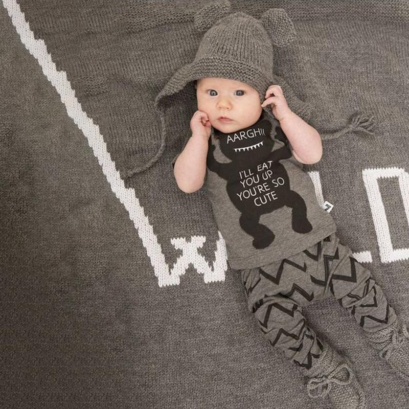 Cartoon Print Dress For Baby