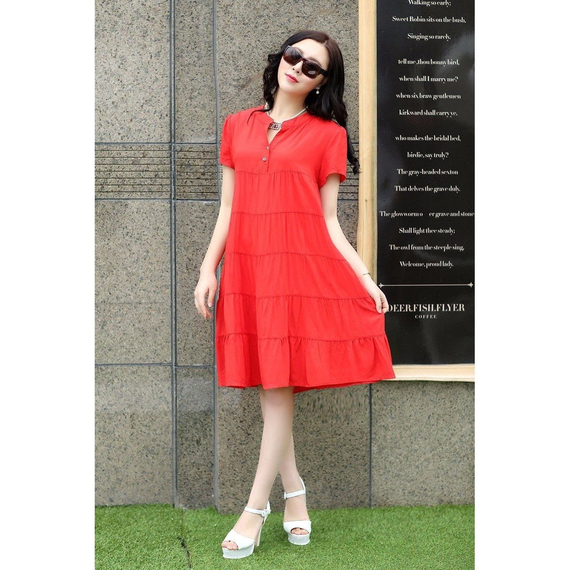 Casual Maternity Frock for Summers