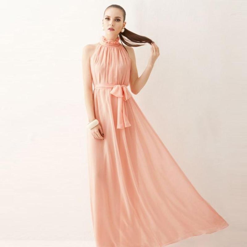 Chiffon Maxi Maternity Dress