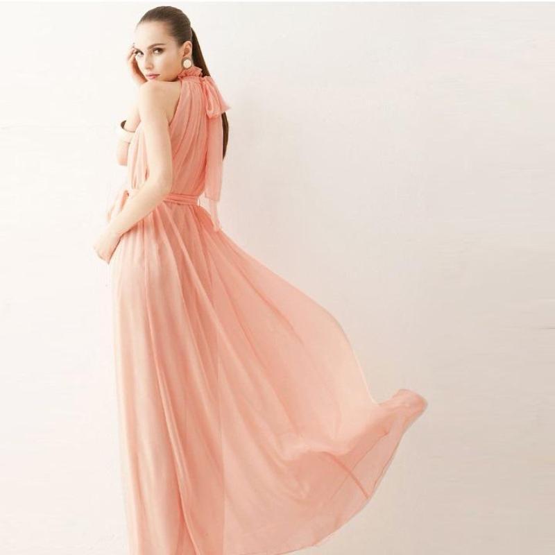 Chiffon Maxi Maternity Dress