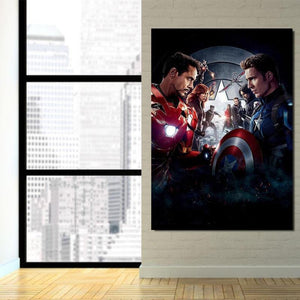 Civil War 3D Printed Anime Canvas