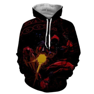 Cool Black Deadpool Hoodie