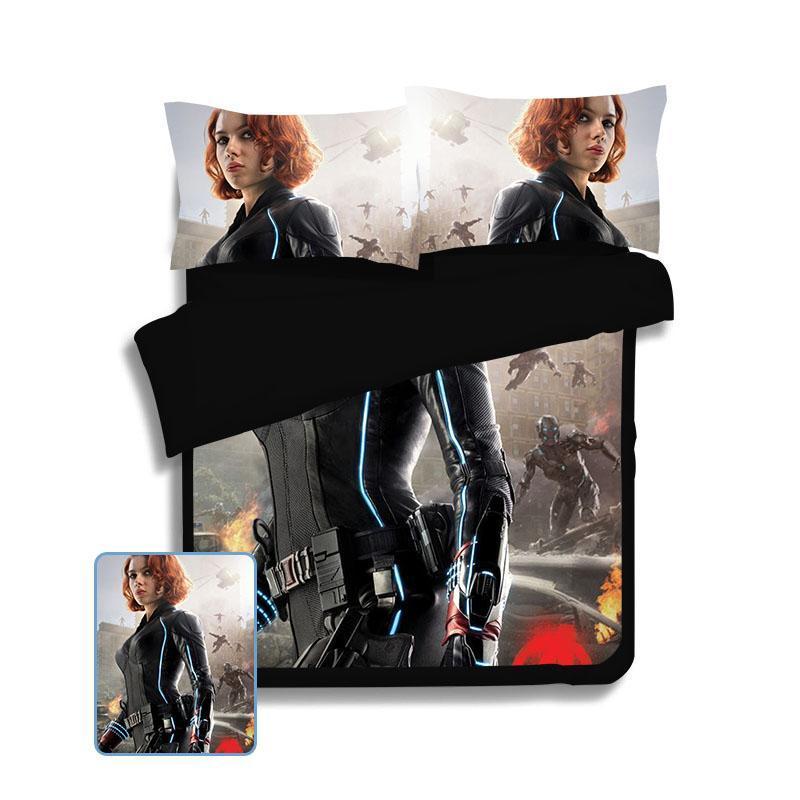 Avengers Cool Black Widow Bedding