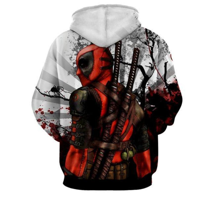 Cool Deadpool Swords Deadpool Hoodie