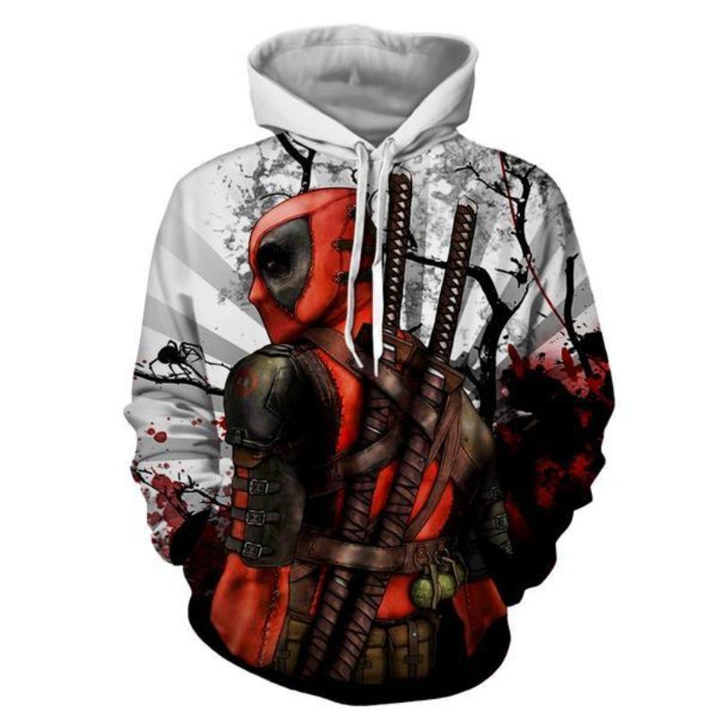 Cool Deadpool Swords Deadpool Hoodie