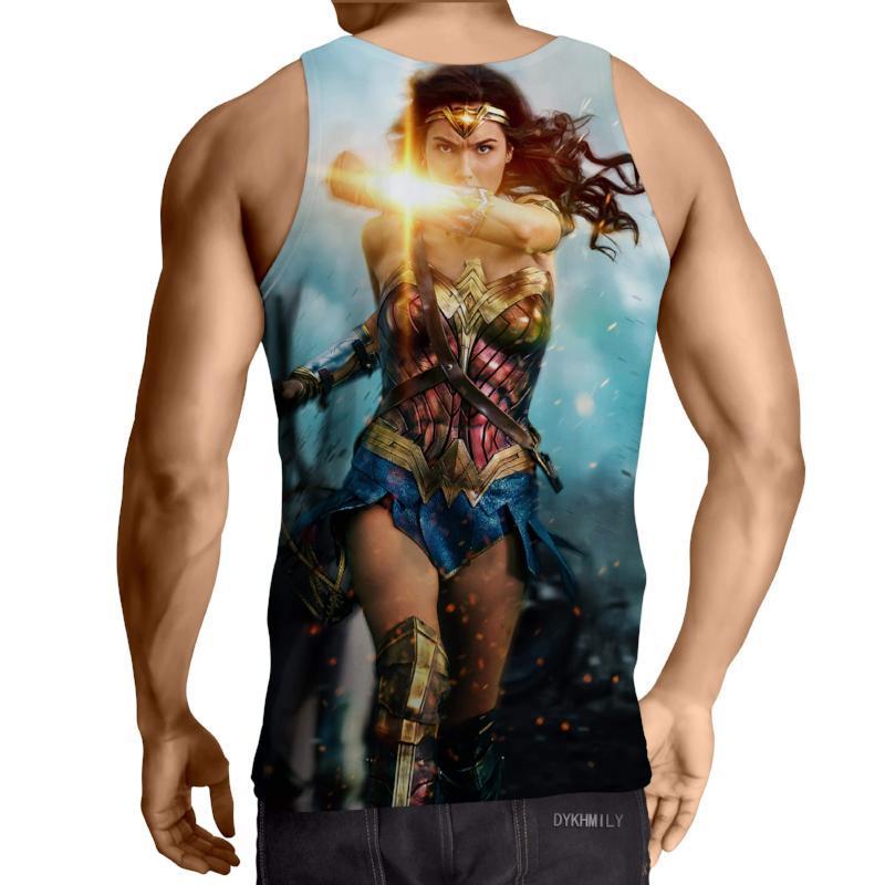 Cool Wonder Woman 3D Printed Wonder Woman Tank Top