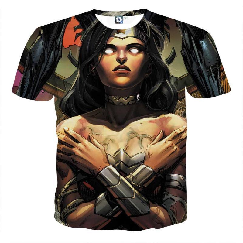Criterion 3D Printed Wonder Women T Shirt
