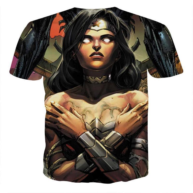 Criterion 3D Printed Wonder Women T Shirt