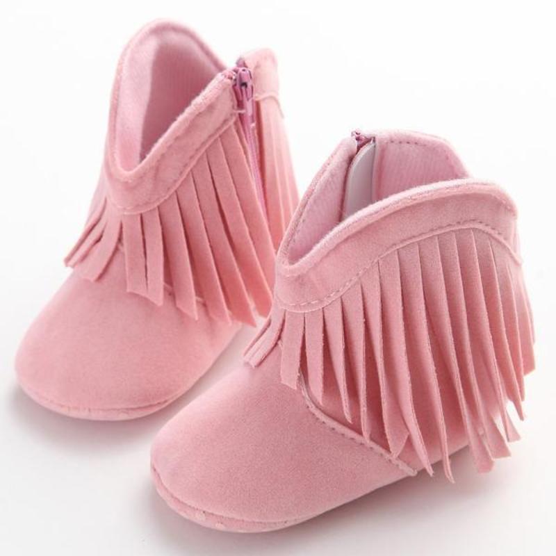 Soft-Sole Baby Mossasin Shoes