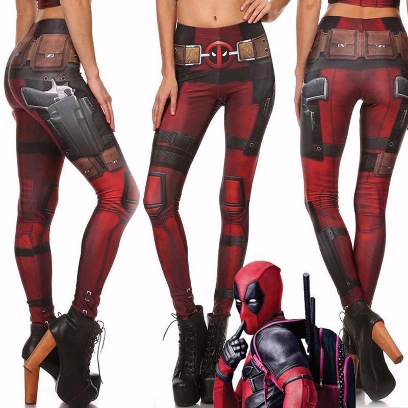 DeadPool 3D Printed Printed Legging for Woman