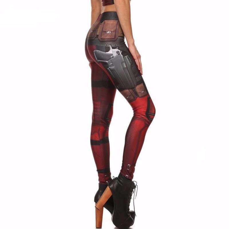 DeadPool 3D Printed Printed Legging for Woman