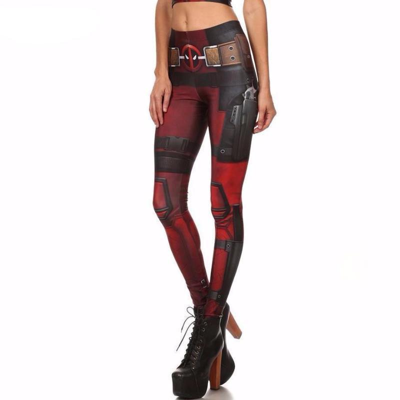 DeadPool 3D Printed Printed Legging for Woman