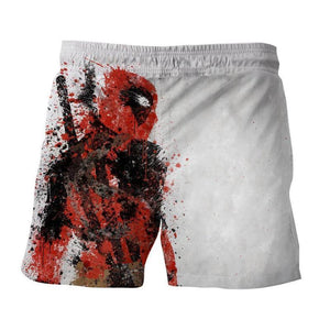 Deadpool 3D Printed Art Deadpool Shorts