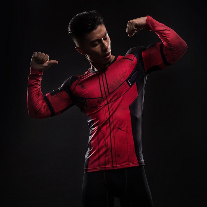 Cool Deadpool 3D Printed Long Sleeve Shirt