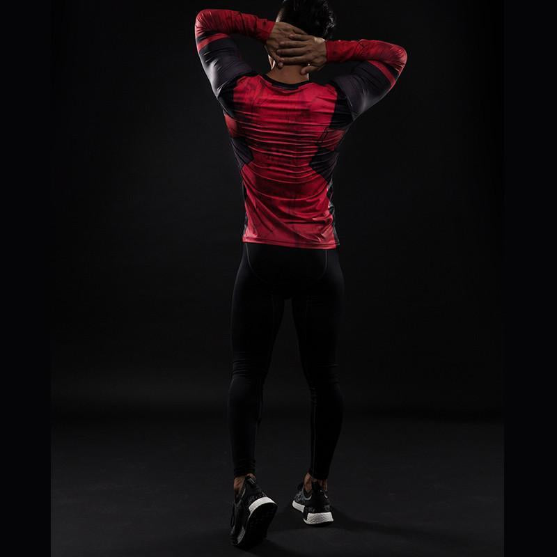 Cool Deadpool 3D Printed Long Sleeve Shirt