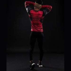 Cool Deadpool 3D Printed Long Sleeve Shirt