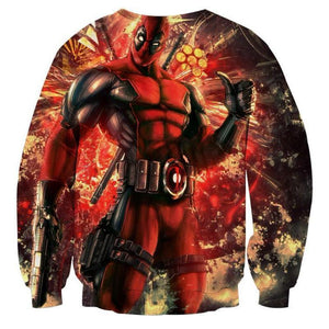 3D Printed Deadpool Sweatshirt