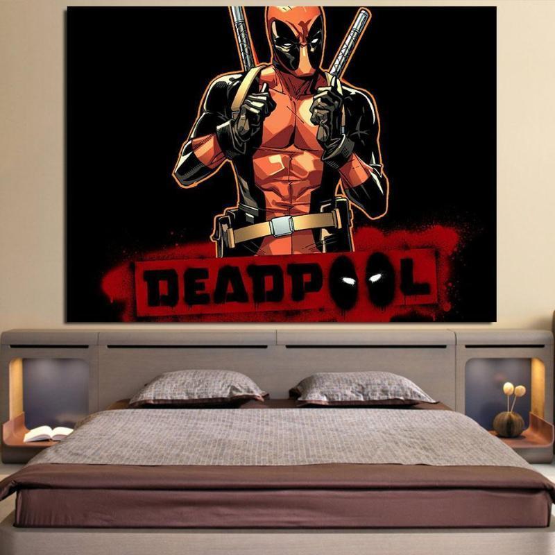 Deadpool 3D Printed Wall Canvas