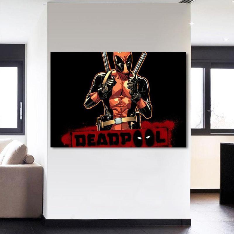 Deadpool 3D Printed Wall Canvas