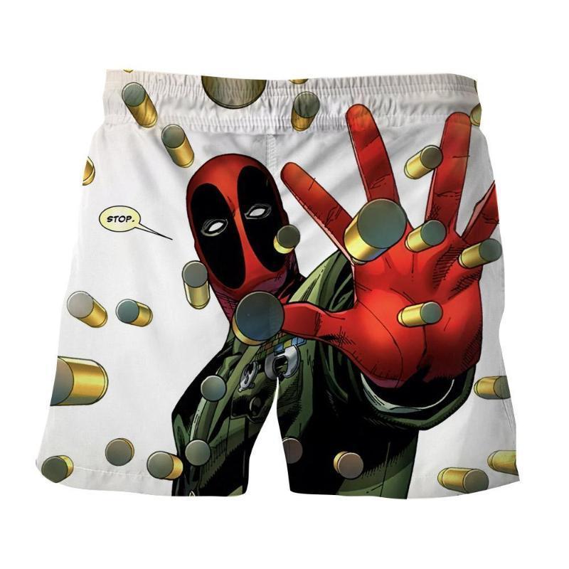 Matrix Themed Deadpool 3D Printed Short