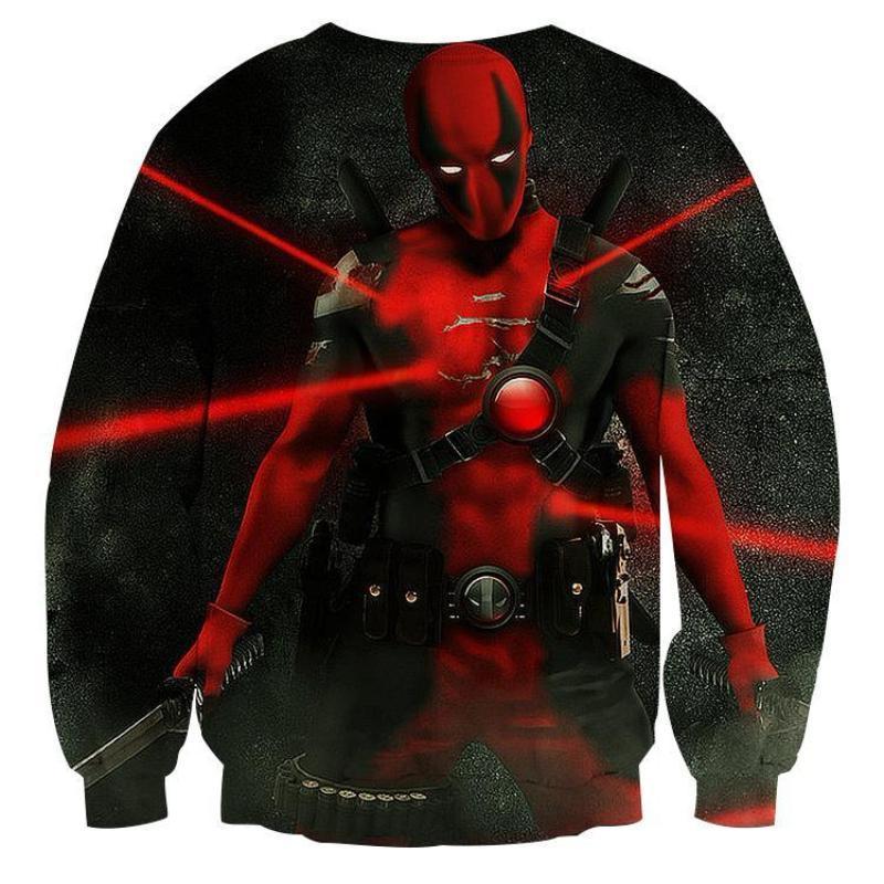 Awesome Deadpool 3D Printed Sweatshirt