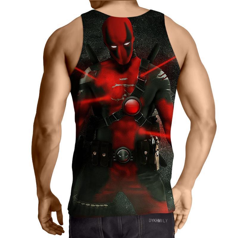Deadpool Badass 3D Printed Tank Top