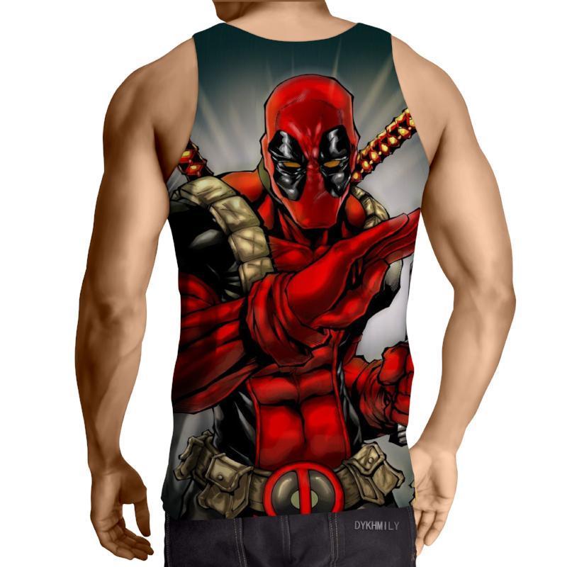 Deadpool Cool 3D Printed Deadpool Tank Top