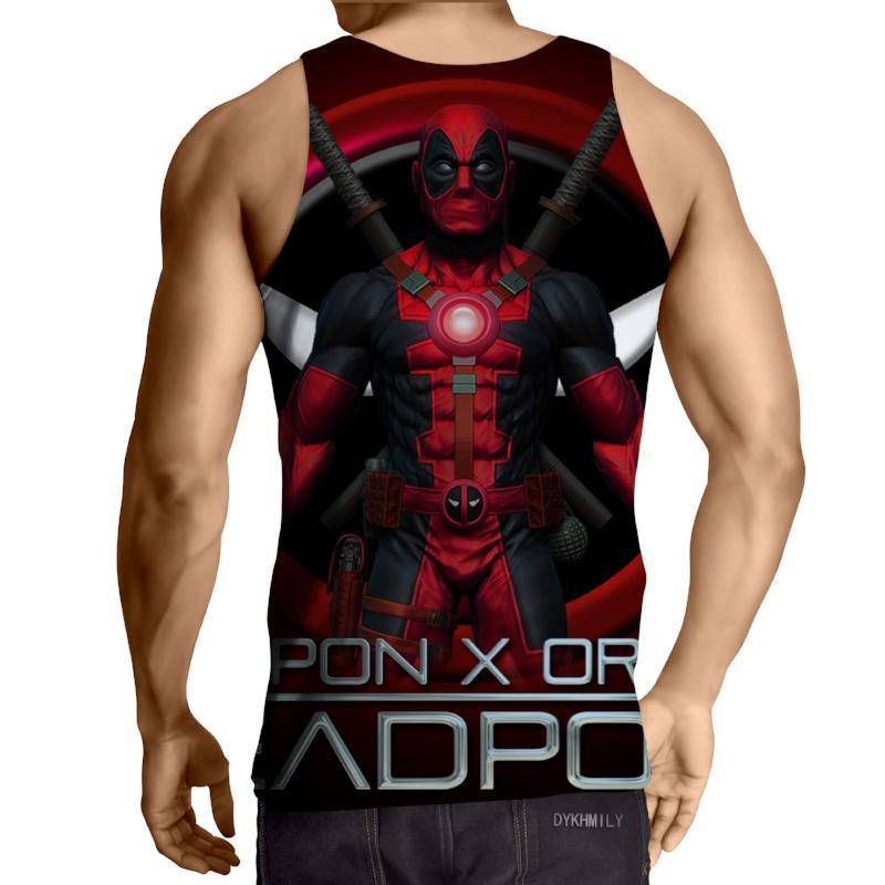 Cool Cover 3D Printed Deadpool Tank Top